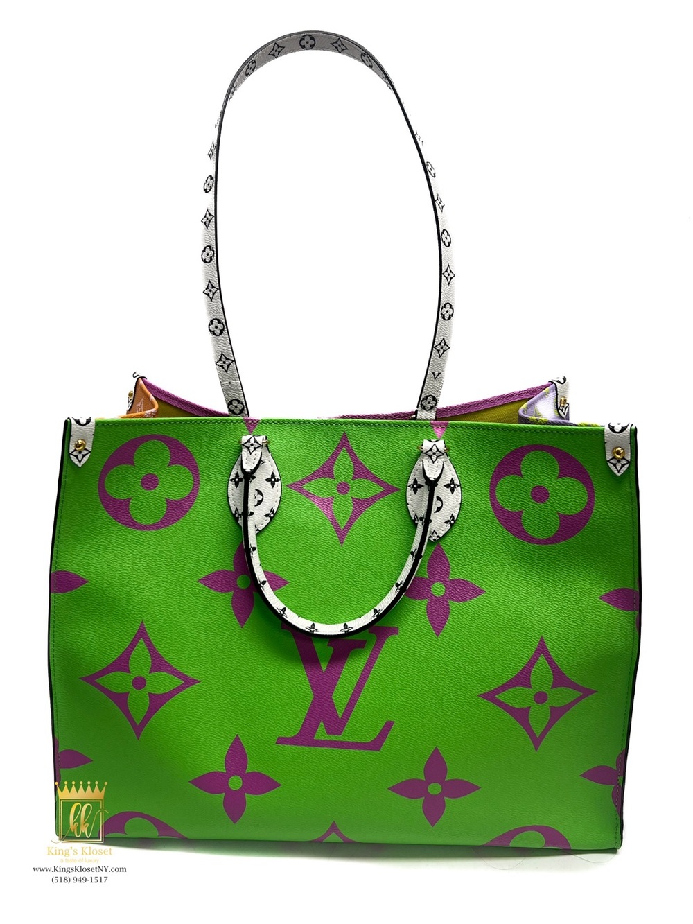 Louis Vuitton on the go bag